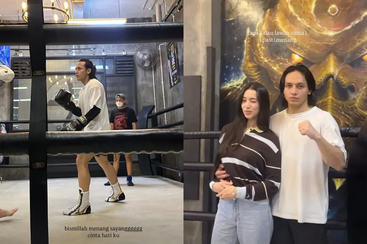 Jefri Nichol, Ameera Khan, El Rumi, Superstar Knockout, dukungan pacar, LDR romantis, live streaming tinju, rematch tinju, tinju selebriti