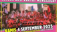 aksi gebrak, demo buruh, harga sembako, pajak rakyat, tuntutan rakyat, RUU perampasan aset