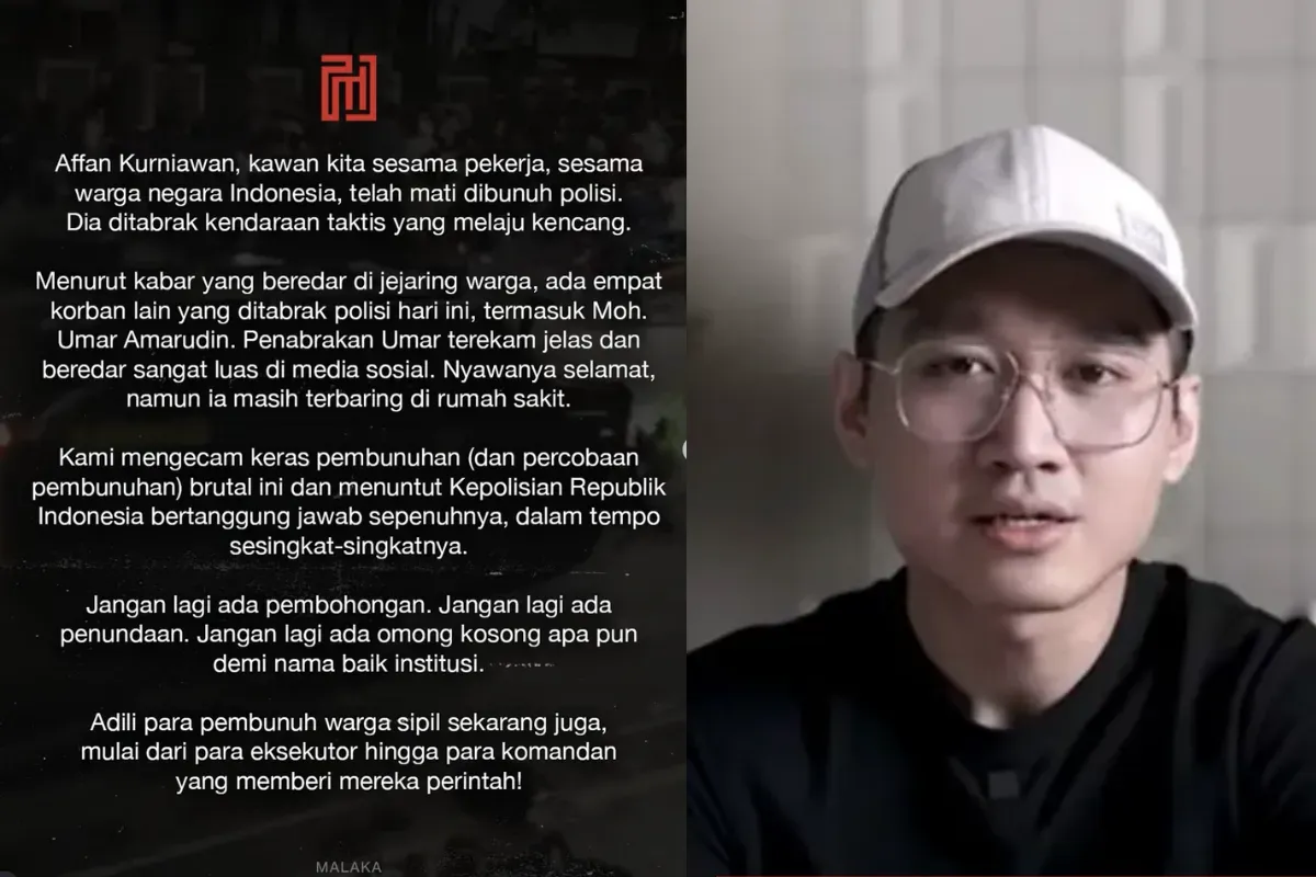 Affan Kurniawan, Jerome Polin, tragedi Brimob, ojek online tewas, WFH DPR, tunjangan mewah DPR, kritik publik, aspirasi rakyat, keadilan transparan, hak rakyat