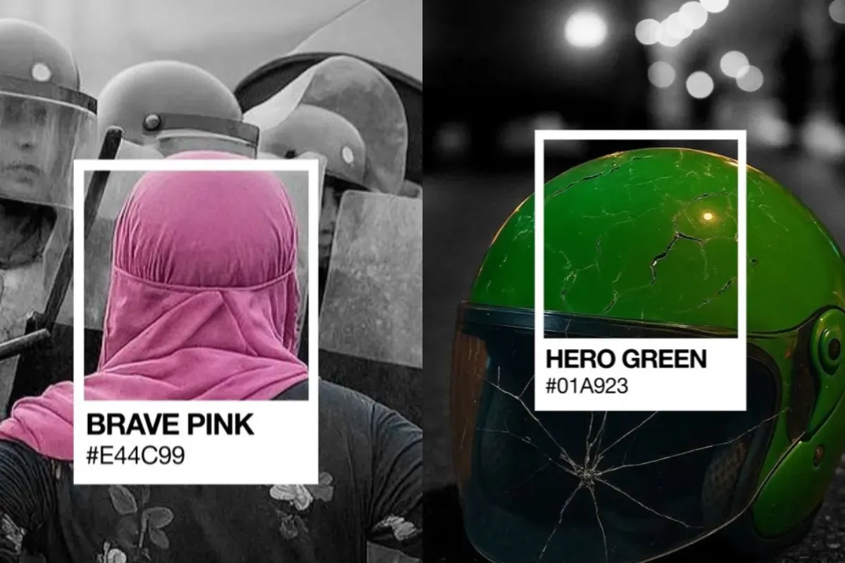 brave pink, hero green, tren sosmed, foto profil, solidaritas netizen