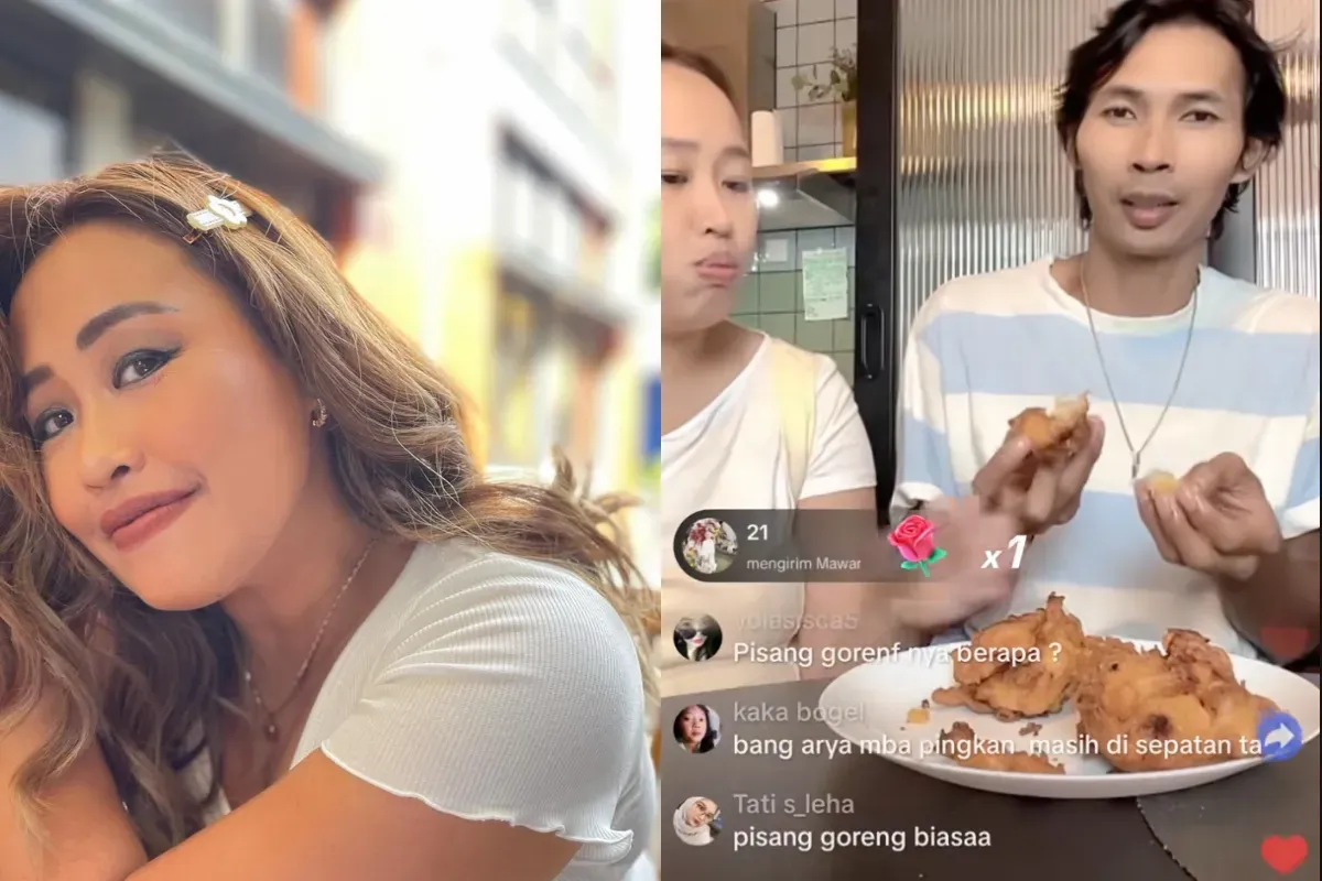 pisang goreng pinkan, bisnis kuliner artis, pinkan mambo viral, pisang goreng premium, harga fantastis