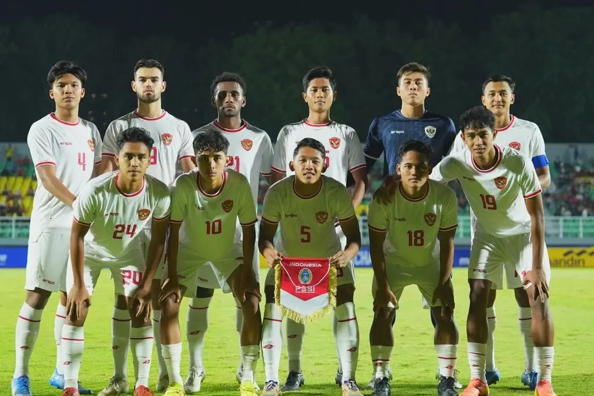 garuda muda, piala asia, kualifikasi u-23, timnas indonesia, klasemen grup j, korea selatan