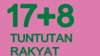 tuntutan rakyat, 17+8 tuntutan, agenda reformasi, transparansi DPR, perlindungan buruh, influencer dukung rakyat, jangka panjang reformasi