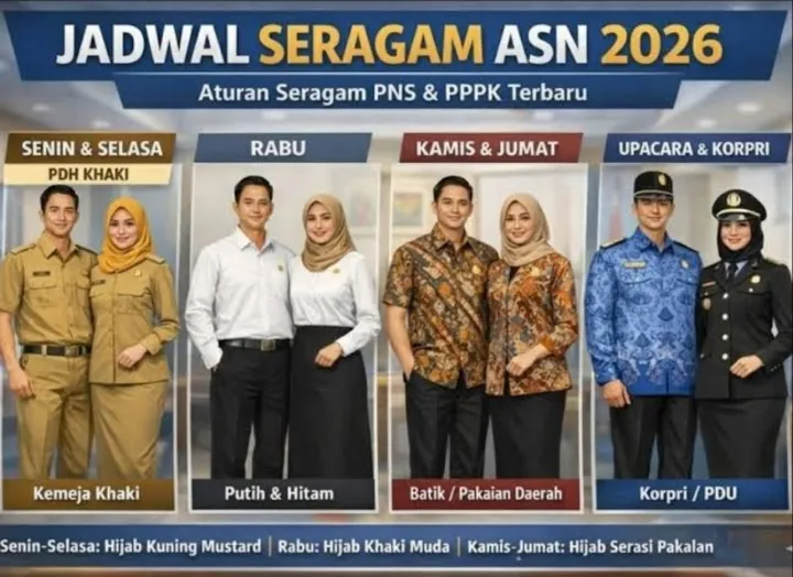 2026, ASN, Batik, BKN, cara, download, Identitas, Ketentuan, Korpri, nasional, Seragam