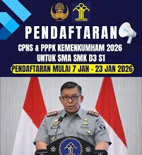 2026, CPNS, Kemenkumham, link, Pemerintah, Pendaftaran, Viral