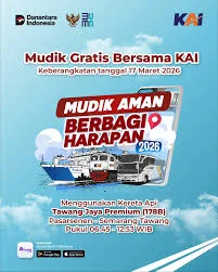 2026, Access, cara, daftar, gratis, jadwal, KAI, Keberangkatan, Kuota, mudik, syarat