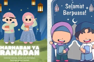 1447 H, Desain, Formal, Online, Penggunaan, Poster, Ramadhan, SD, Template, TK, Tutorial