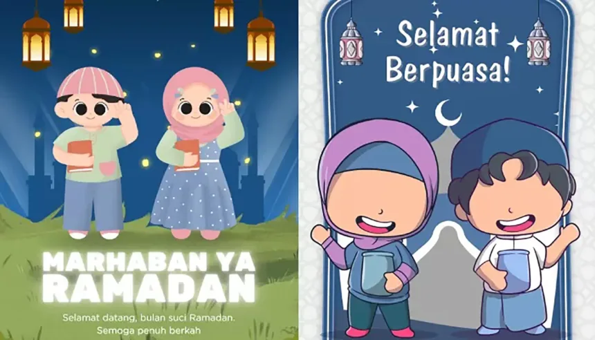 1447 H, Desain, Formal, Online, Penggunaan, Poster, Ramadhan, SD, Template, TK, Tutorial