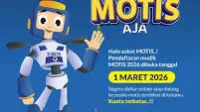 2026, Angkut, DIBUKA, gratis, Maksimal, Motis, Motor, Pemudik, Pendaftaran, resmi