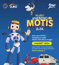 2026, Angkut, DIBUKA, gratis, Maksimal, Motis, Motor, Pemudik, Pendaftaran, resmi