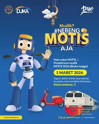 2026, Angkut, DIBUKA, gratis, Maksimal, Motis, Motor, Pemudik, Pendaftaran, resmi