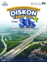 2026, 30 Persen, arus, Balik, lebaran, mudik, Pemerintah, Periode, Potongan, Tarif, Tol
