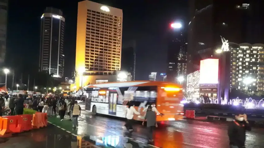 1447 H, Car Free Night, CFN, Idulfitri, Jakarta, jalan, lebaran, MH Thamrin, Sudirman