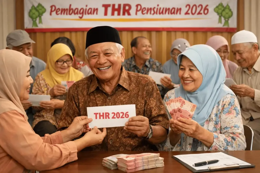 2026, cair, Penerima, Pensiunan, PNS, Rekening, Taspen, THR