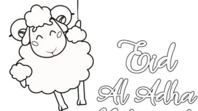 Anak, cetak, edukasi, gambar, IdulAdha, kurban, mewarnai, SD, sketsa, TK