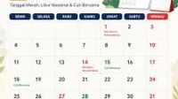 2026, bersama, cuti, Kalender, Libur, Mei, merah, nasional, Pemerintah, Tanggal