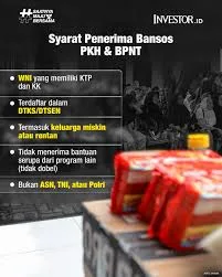 bansos, bantuan, BPNT, DTKS, Kemensos, KKS, nik, Pencairan, PKH, Sosial