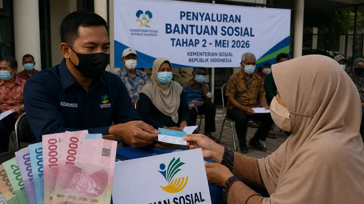 bansos, bantuan, Indonesia, jadwal, Kemensos, Mei2026, Pencairan, Penerima, PKH, Tahap