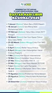 klli 2026, bersama, cuti, Hari, Kalender, Libur, long weekend, resmi