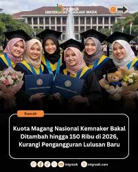 2026, fresh, graduate, karier, Kemnaker, Kuota, Magang, nasional, program