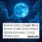 alam, Biru, BLUE MOON, Bulan, Indonesia, langit