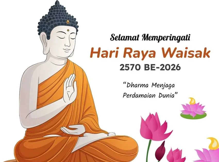 2026, budha, Hari, Keluarga, raya, tri suci, Ucapan, Waisak