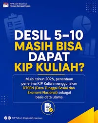 Beasiswa, Calon, desil, KIP, Kuliah, Mahasiswa, Parsial, pelajar, PPAPT, SNBP, SNBT, UKT