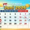 Hari, Juni 2026, long weekend, merah, nasional, Tanggal