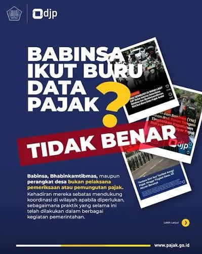 imagesh Babinsa, DJP, Koordinasi, pajak, Pendamping, Soal, Suara, Urusan