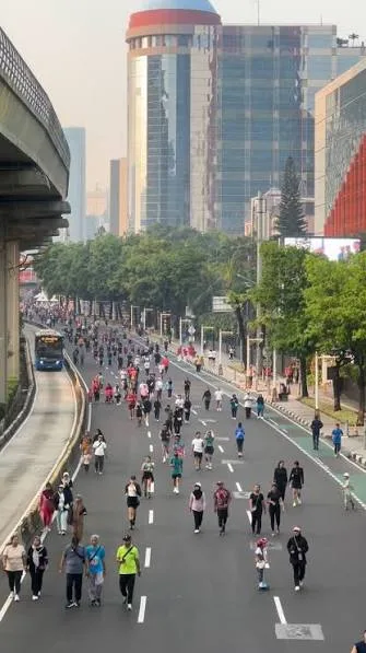 images'p Car Free Day, cara, CFD, Jabodebek, Jakarta, Lokasi, LRT, naik, Rasuna Said, transjakarta