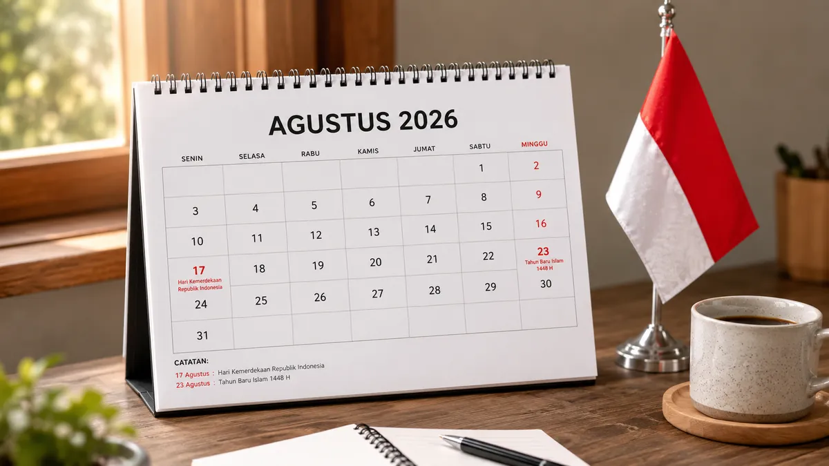 1074662221 18 Agustus 2026, bersama, cuti, Hari, Libur, resmi, SKB 3 Menteri, Status