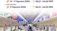 17 Persen, Api, Diskon, HUT, ke-81, Kereta, krl, LRT, RI, Rp8, Tiket