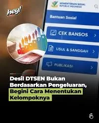 htm cara, desil, DTSEN, Keluarga, kesejahteraan, Penentu, Peringkat