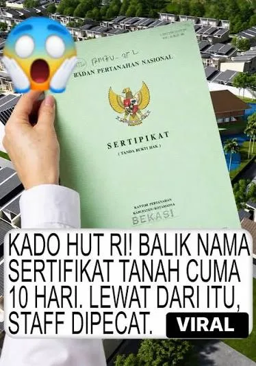 images ,jh 10 Hari, agraria, AJB, ATR, Balik, BPHTB, BPN, Kantah, Maksimal, Nama, Sertifikat, Tanah