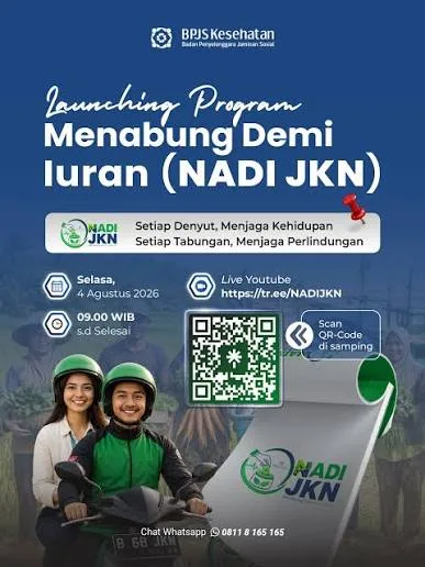 bayar, BPJS, cicil, iuran, jkn, Kesehatan, NADI, Nelayan, ojol, Petani, program