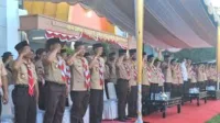 14 Agustus 2026, Hari, ke-65, Pramuka, Sekolah, Susunan, Upacara