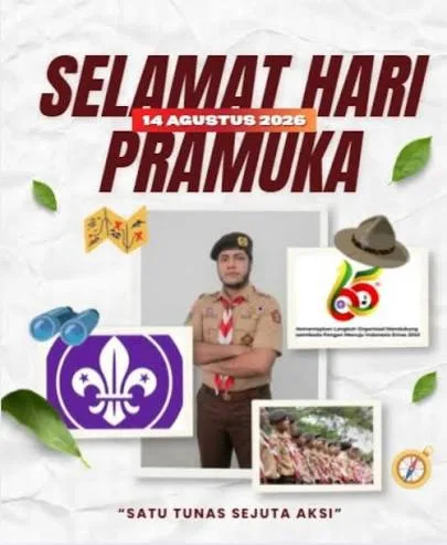 mh, 2026, cara, Filosofi, Hari, ke-65, Kwarnas, Logo, Makna, Pramuka, resmi, Tahun, Tema Peringatan, Unduh