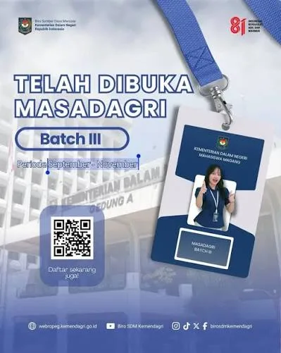 p 15 Agustus, 2026, Batch 3, cara, cek, daftar, DIBUKA, Kemendagri, Magang, Mahasiswa, syarat