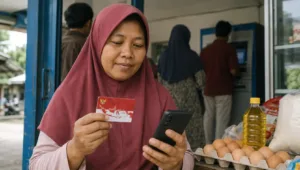 warga-di-warung-kecil bansos, bantuan, blt, BPNT, cair, cara, cek, desil, DTKS, jadwal, Kemensos, kesra, KPM, ktp, nik, Pangan, Penerima, Perlinsos, PKH, Sembako, Tanda, tunai