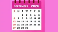 30 September 2026, jadwal, Libur, merah, nasional, Tanggal