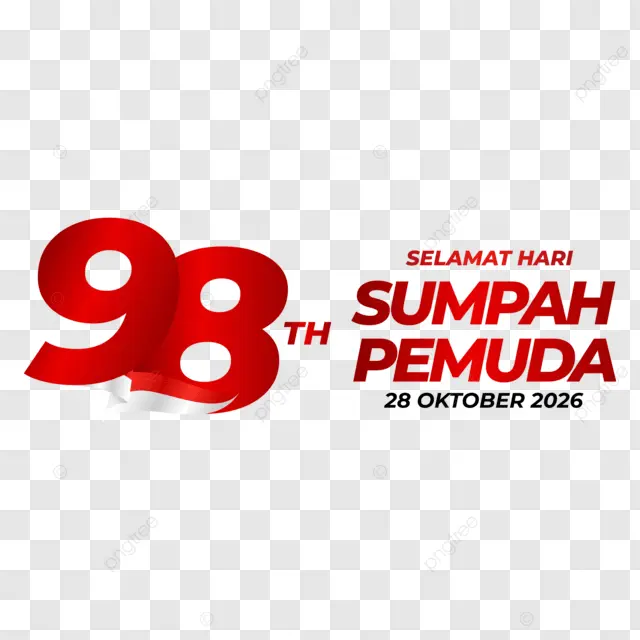 pngtree-official-logo-for-youth-pledge-day-2026-vector-png-image_17662845 2026, Indonesia, Logo, Makna, Summit, Sumpah Pemuda, Youth